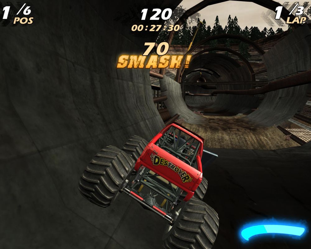 Monster Jam: Path of Destruction with Wheel screenshot 3 for Wii